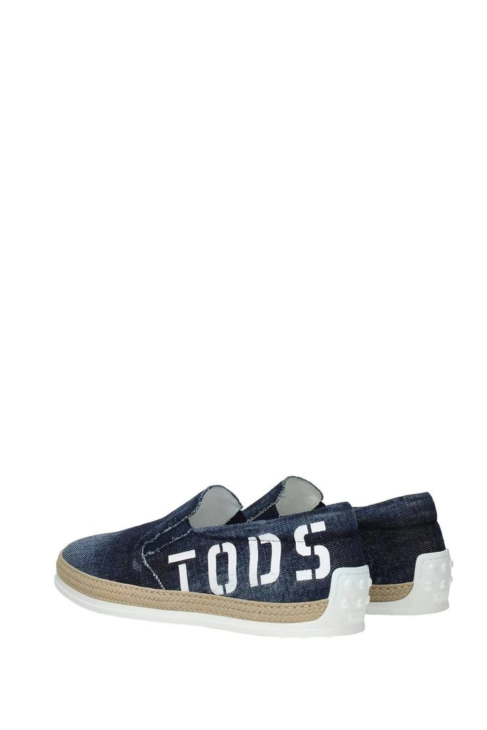 商品Tod's|Slip On Fabric Blue,价格¥1605,第4张图片详细描述