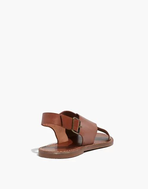 商品Madewell|The Boardwalk Crossover 凉鞋,价格¥238,第4张图片详细描述