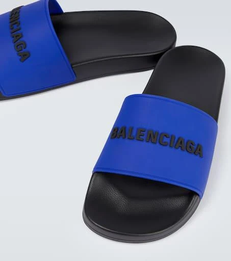 商品Balenciaga|Pool Logo凉拖鞋,价格¥2034,第3张图片详细描述