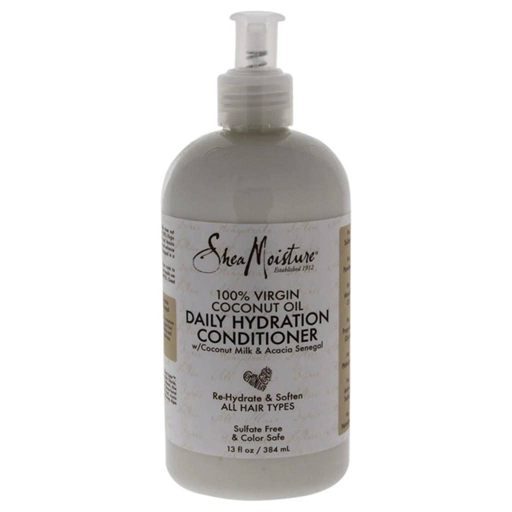商品Shea Moisture|Shea Moisture U-HC-12198 100 Percent Virgin Coconut Oil Daily Hydration Conditioner for Unisex - 13 oz,价格¥202,第1张图片