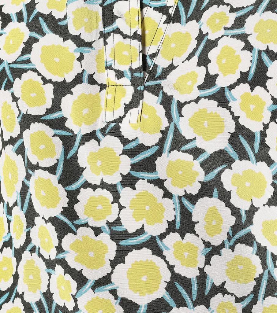商品Diane von Furstenberg|Grania floral silk blouse,价格¥1950,第4张图片详细描述