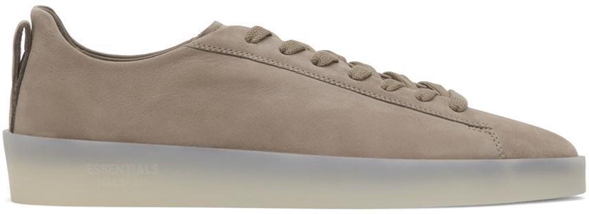 商品Essentials|Taupe Tennis Low Sneakers,价格¥1702,第1张图片