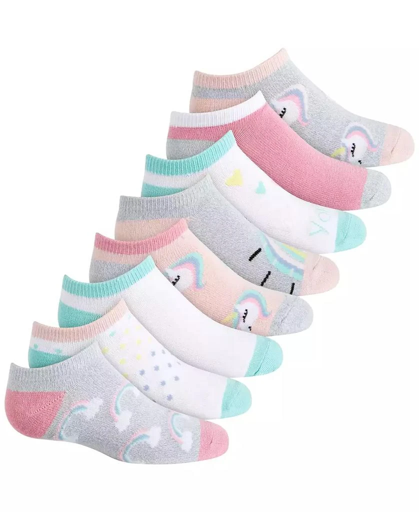 商品Planet Sox|Little & Big Girls 8-Pack Unicorn No-Show Socks,价格¥101,第1张图片