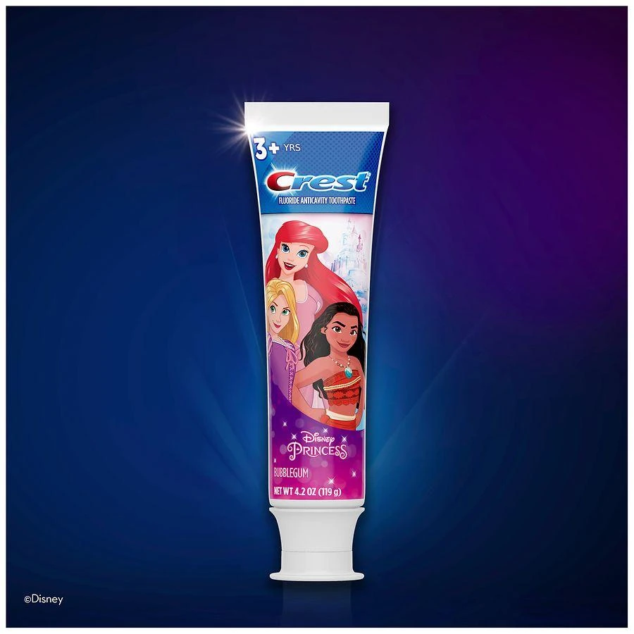 商品Crest|Kids Toothpaste, featuring Disney Princesses Bubblegum,价格¥29,第4张图片详细描述