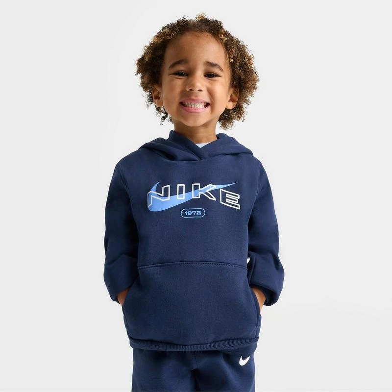 商品NIKE|Kids' Toddler Nike Outline Pullover Hoodie and Jogger Pants Set,价格¥112,第3张图片详细描述