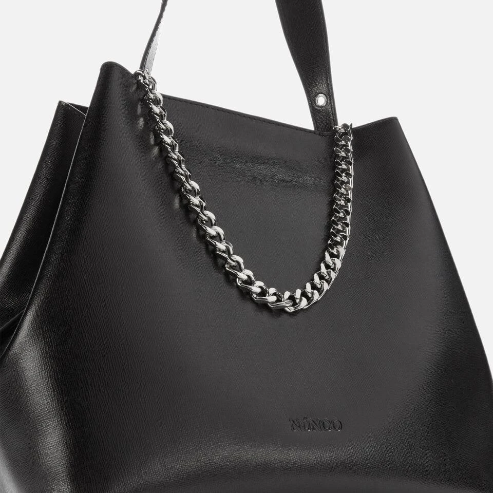 商品Nunoo|Núnoo Women's Chiara LWG Leather Shoulder Bag - Black,价格¥521,第3张图片详细描述