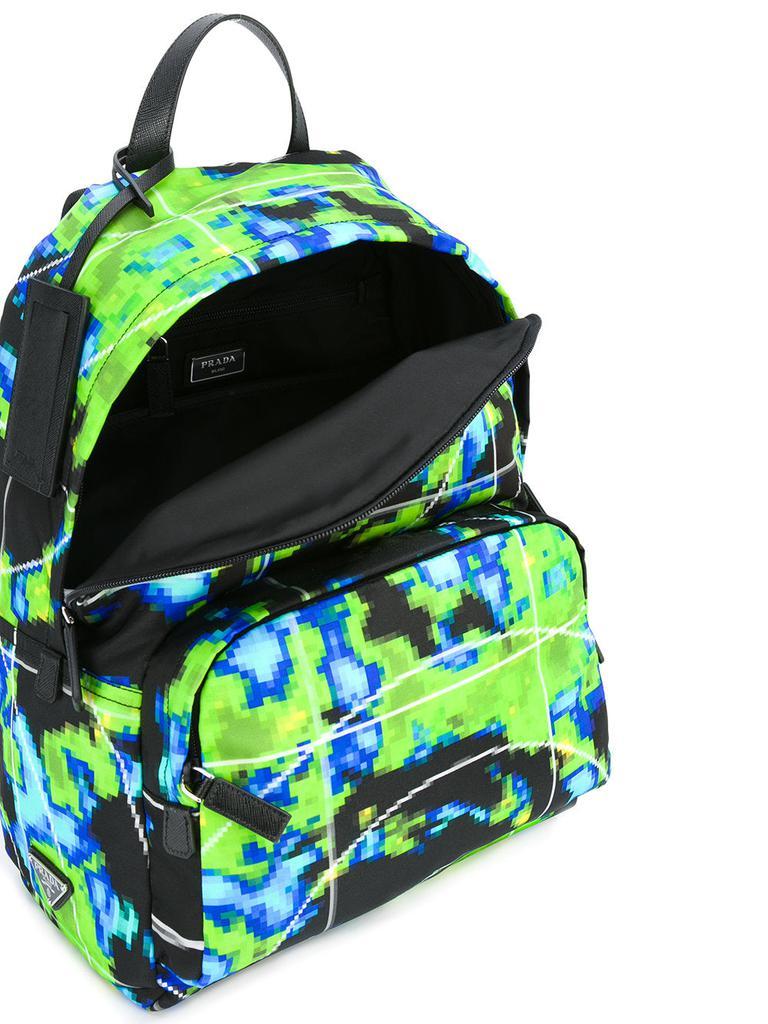 商品Prada|Prada digital print backpack,价格¥14930,第5张图片详细描述