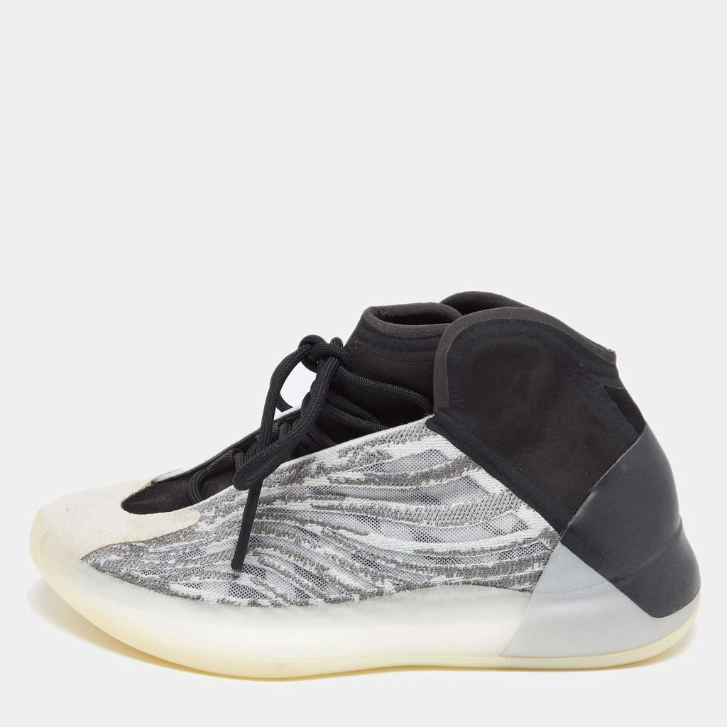 商品YEEZY|Yeezy x Adidas Grey/Black Mesh and Fabric QNTM Sneakers Size 42,价格¥2010,第1张图片
