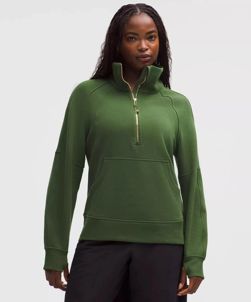 Scuba Oversized Funnel-Neck Half Zip *Long 商品