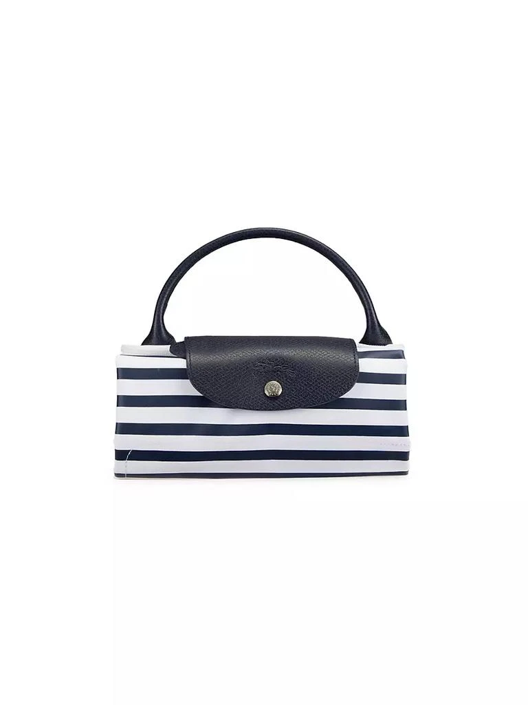 商品Longchamp|Le Pliage Striped Travel Tote Bag,价格¥1359,第4张图片详细描述