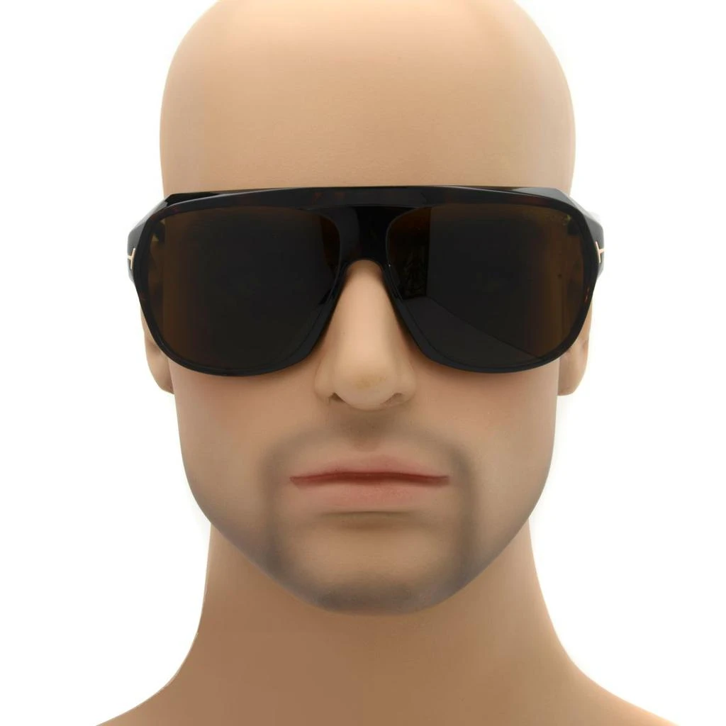 商品Tom Ford|Tom Ford Hawkings Dark Havana & Roviex Navigator Sunglasses FT0908-6252J,价格¥1974,第2张图片详细描述