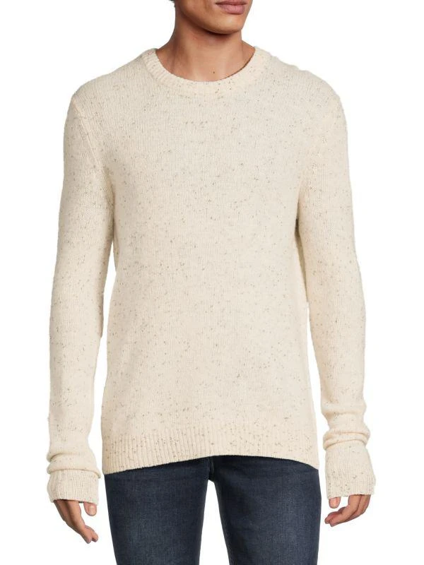 商品Saks Fifth Avenue|Merino Wool Blend Donegal Crewneck Sweater,价格¥107,第1张图片