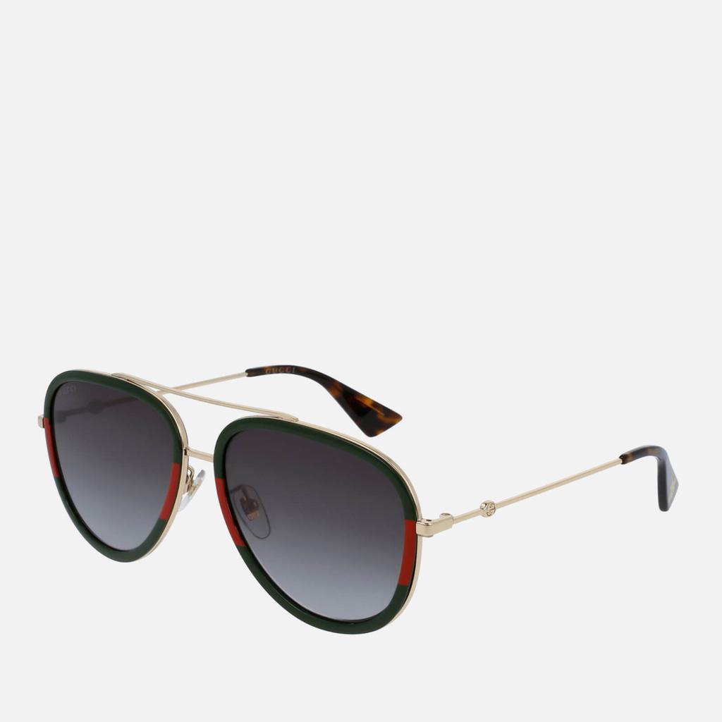 Gucci Women's Metal Aviator Sunglasses商品第1张图片规格展示