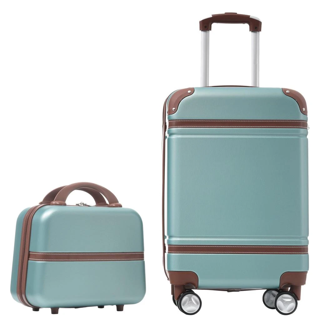 商品Streamdale Furniture|Streamdale 20 IN Hardside Luggage with Cosmetic Case,价格¥1040,第1张图片