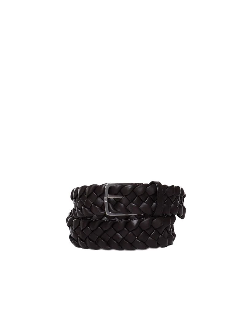 商品Bottega Veneta|Woven Leather Belt,价格¥5761,第1张图片