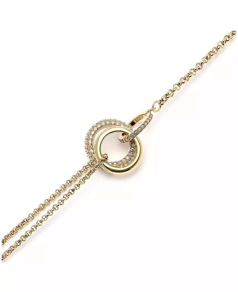 商品Olivia Burton|18K Gold-Plated Crystal Interlink Bracelet,价格¥602,第3张图片详细描述