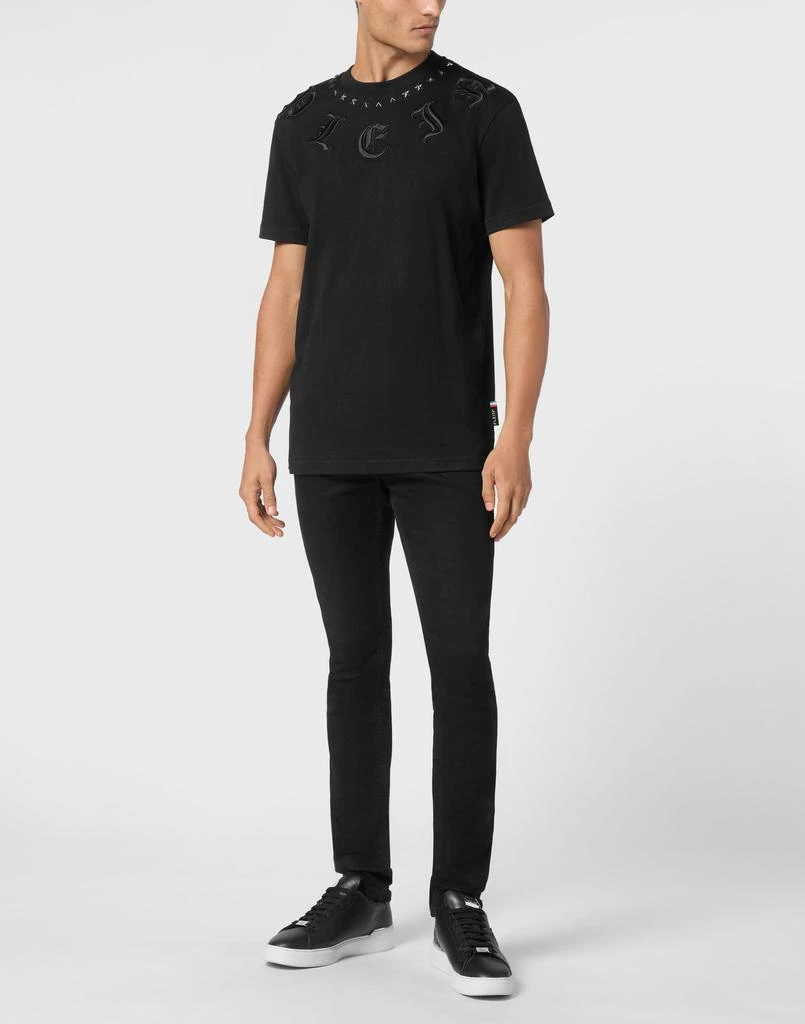 商品Philipp Plein|T-shirt Round Neck SS Gothic Plein,价格¥8933,第2张图片详细描述