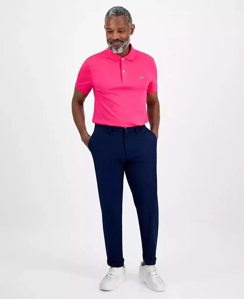商品Lacoste|Men’s Regular Fit Soft Touch Short Sleeve Polo,价格¥439,第3张图片详细描述