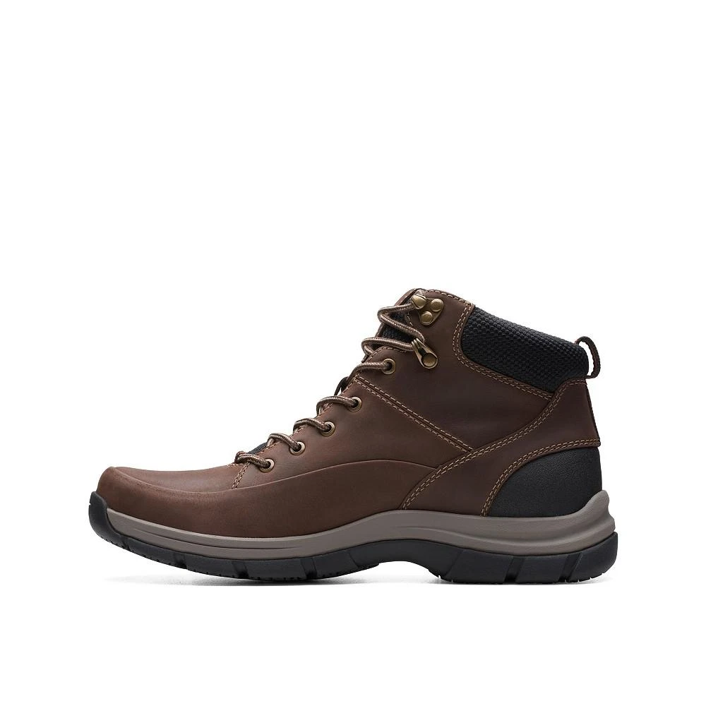 商品Clarks|Men's Collection Walpath Mid Leather Lace Up Boots,价格¥636,第5张图片详细描述