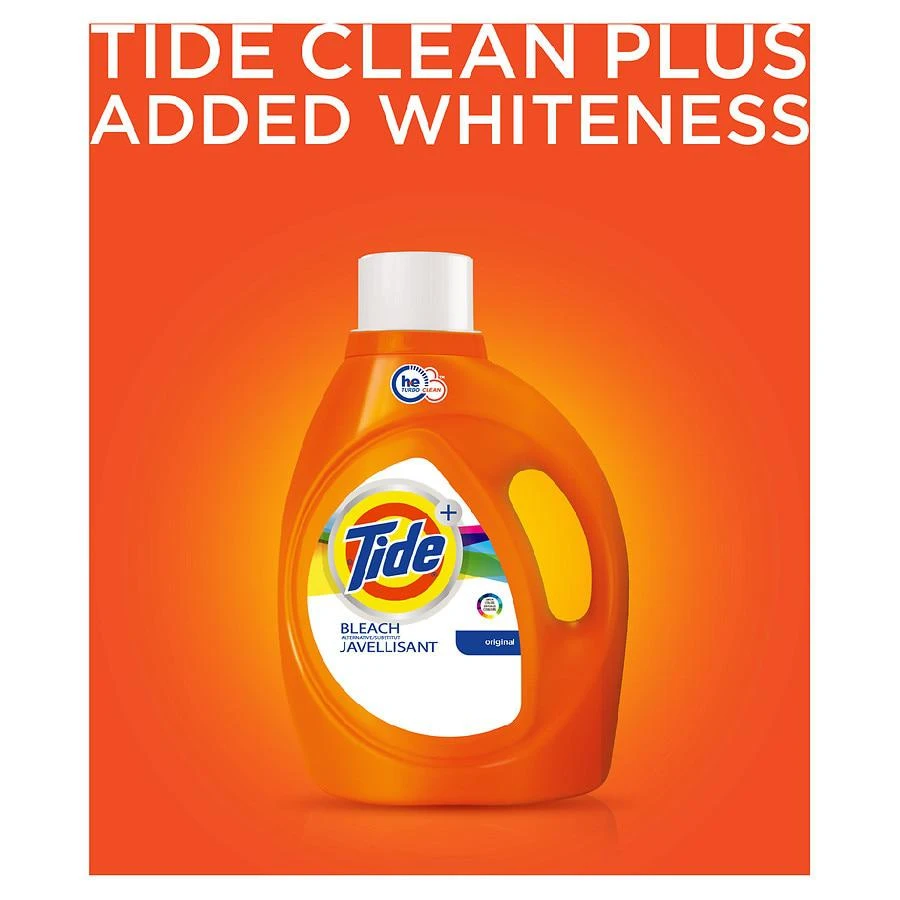 商品Tide|Plus Bleach Alternative HE Turbo Clean Liquid Laundry Detergent,价格¥97,第3张图片详细描述