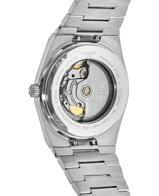 商品Tissot|Tissot PRX Powermatic 80 Green Dial Steel Men's Watch T137.407.11.091.00,价格¥4352,第2张图片详细描述
