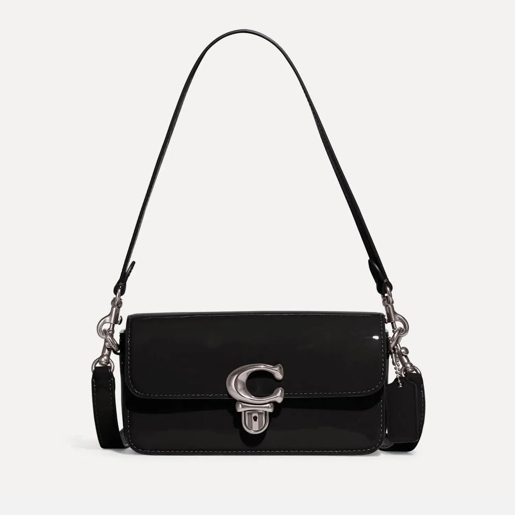 商品Coach|Coach Studio Patent Leather Baguette Bag,价格¥3067,第1张图片