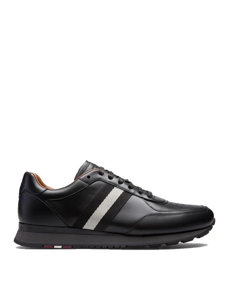 商品Bally|NEW Bally Aston Men's Black Leather Sneakers,价格¥2292,第2张图片详细描述