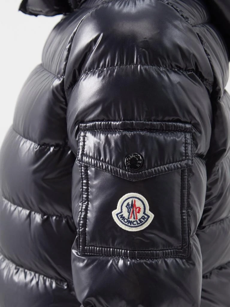 商品Moncler|Moka hooded laqué quilted down coat,价格¥11732,第3张图片详细描述