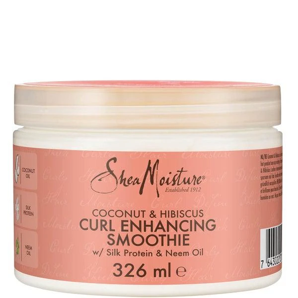 商品SheaMoisture|Shea Moisture Coconut & Hibiscus Curl Enhancing Smoothie 326ml,价格¥147,第1张图片