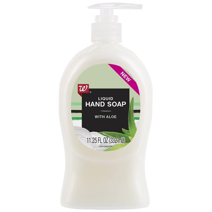 商品Walgreens|Liquid Hand Soap with Aloe,价格¥16,第1张图片