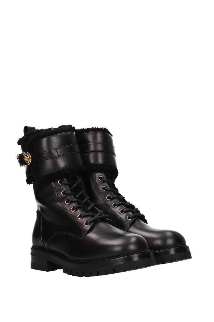 商品Versace|Ankle boots Leather Black,价格¥4357,第4张图片详细描述