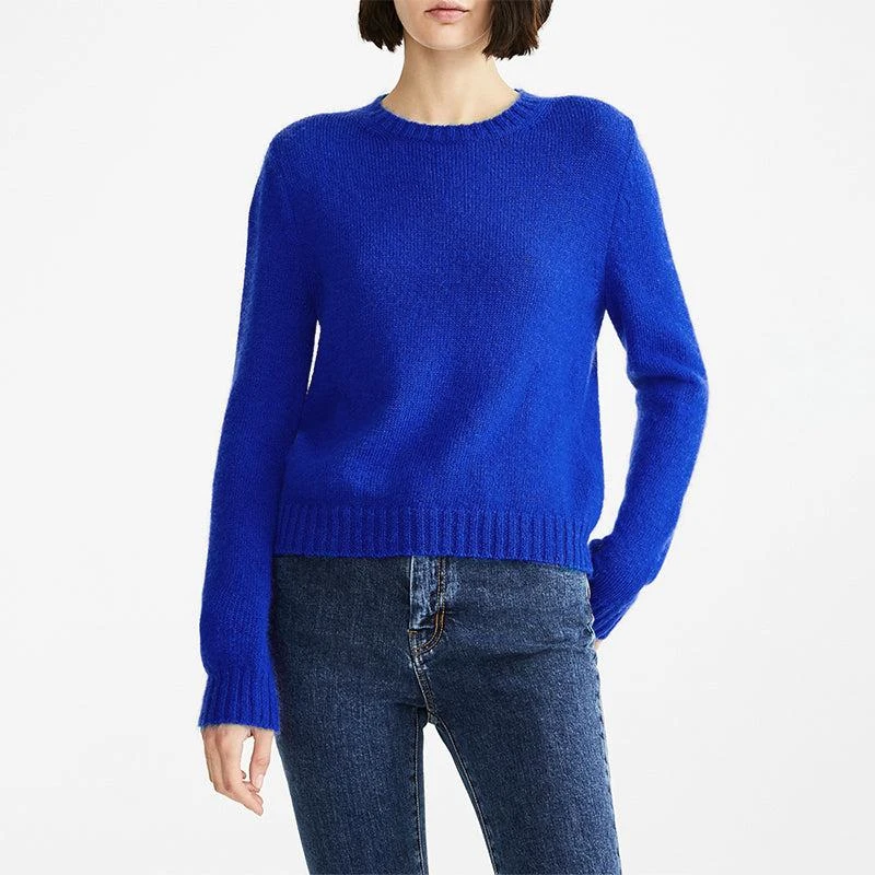 商品Max Mara|Sagra 蓝色马海毛混纺毛衣仅剩XS码【香港仓极速发货】,价格¥1361,第1张图片
