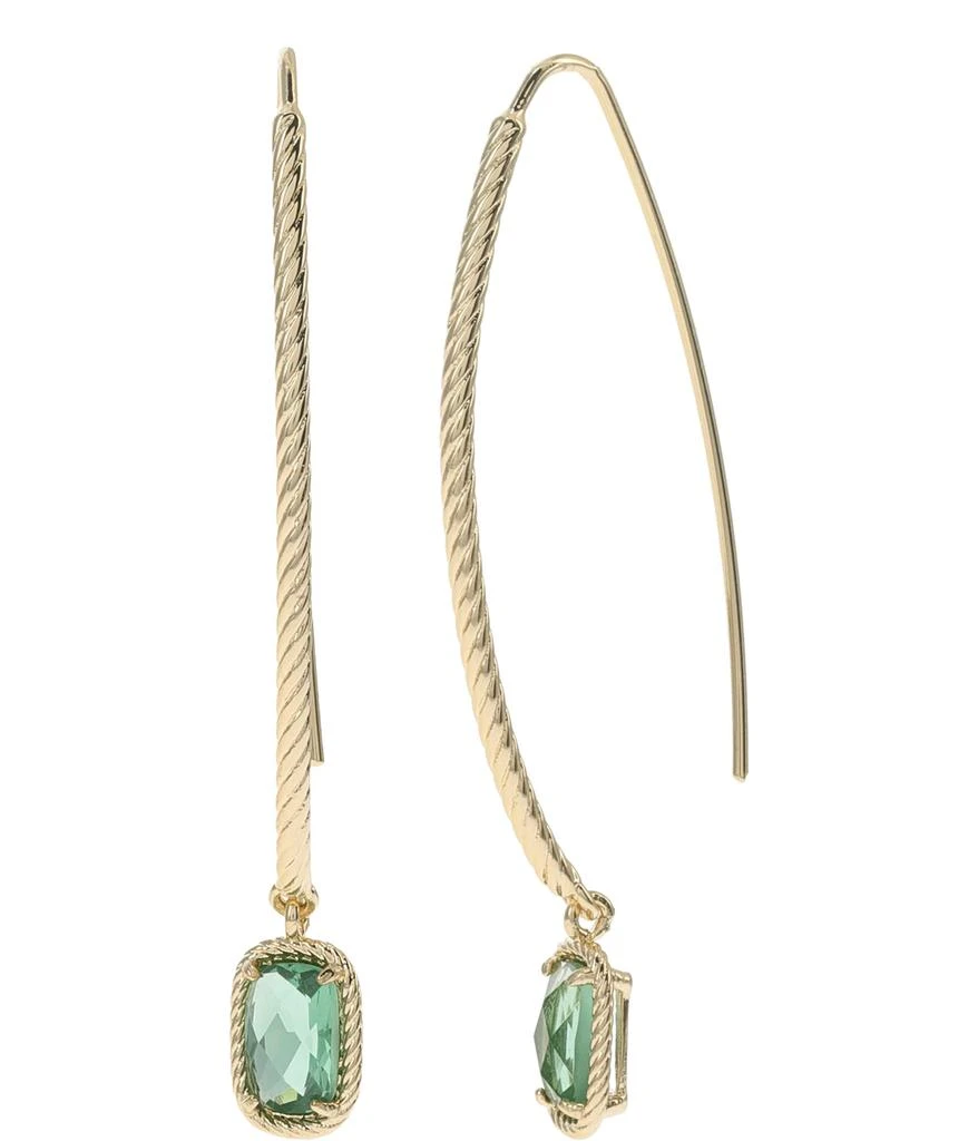 商品Ralph Lauren|Threader w/ Stone Drop Earrings,价格¥242,第1张图片