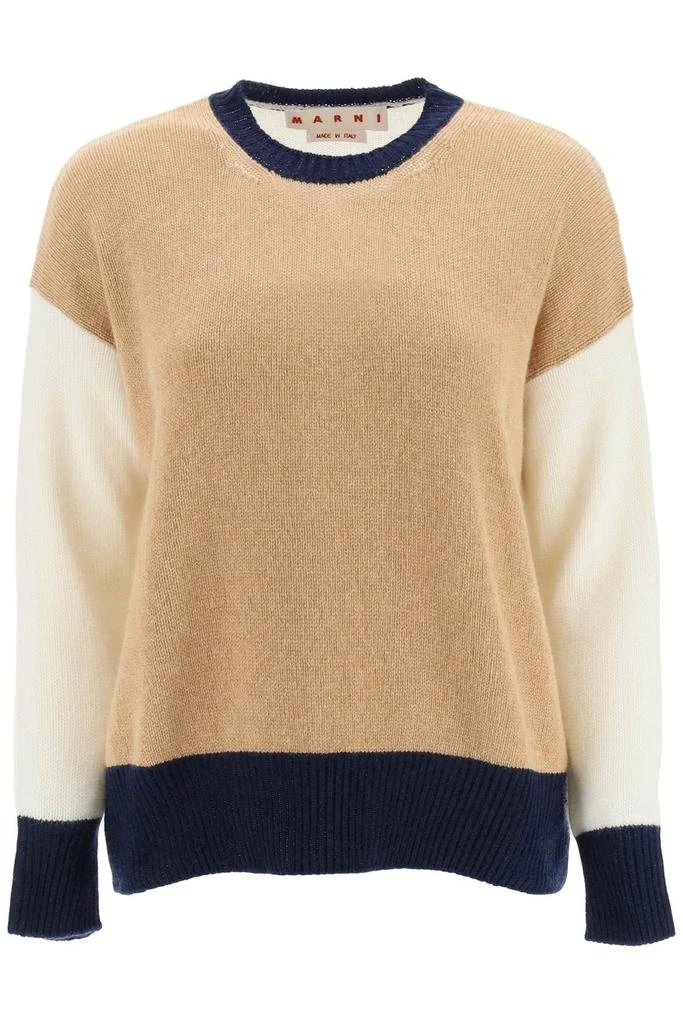 商品Marni|COLOR-BLOCK CASHMERE SWEATER,价格¥4246,第1张图片