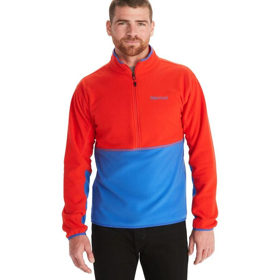 商品Marmot|Rocklin 1/2-Zip Fleece Jacket - Men's,价格¥232,第1张图片