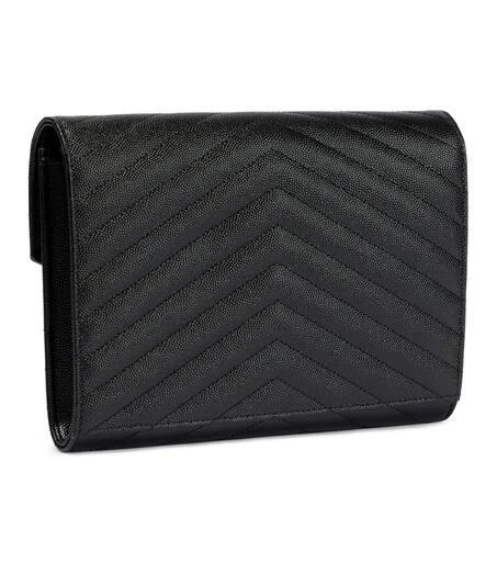 商品Yves Saint Laurent|Cassandre leather clutch,价格¥5709,第4张图片详细描述