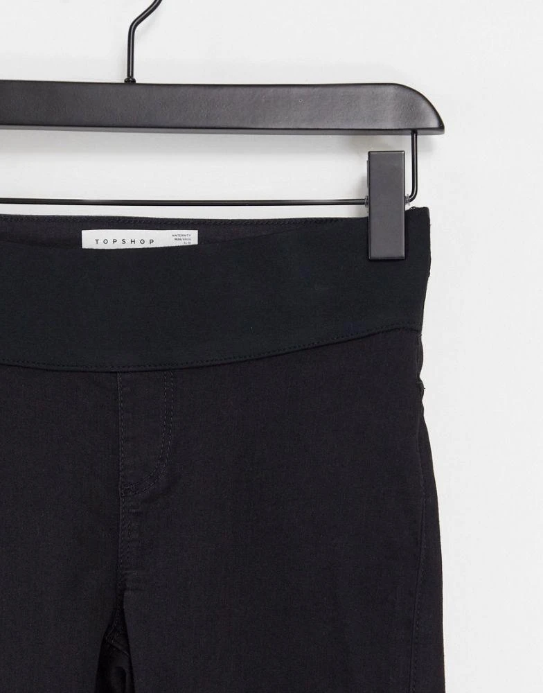 商品Topshop|Topshop Maternity under bump Joni jean in black,价格¥204,第3张图片详细描述