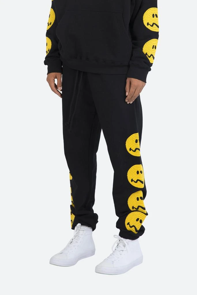 商品MNML|Crooked Smile Sweatpants - Black,价格¥321,第3张图片详细描述