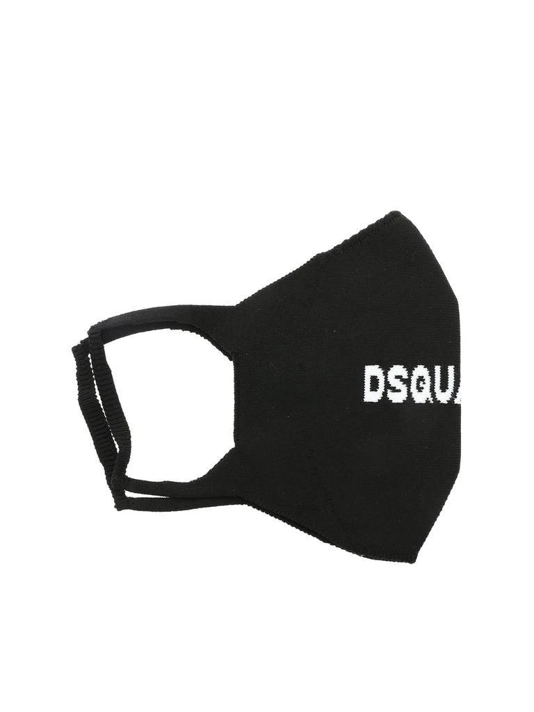 商品DSQUARED2|Dsquared2 Logo Intarsia Face Mask,价格¥509,第2张图片详细描述