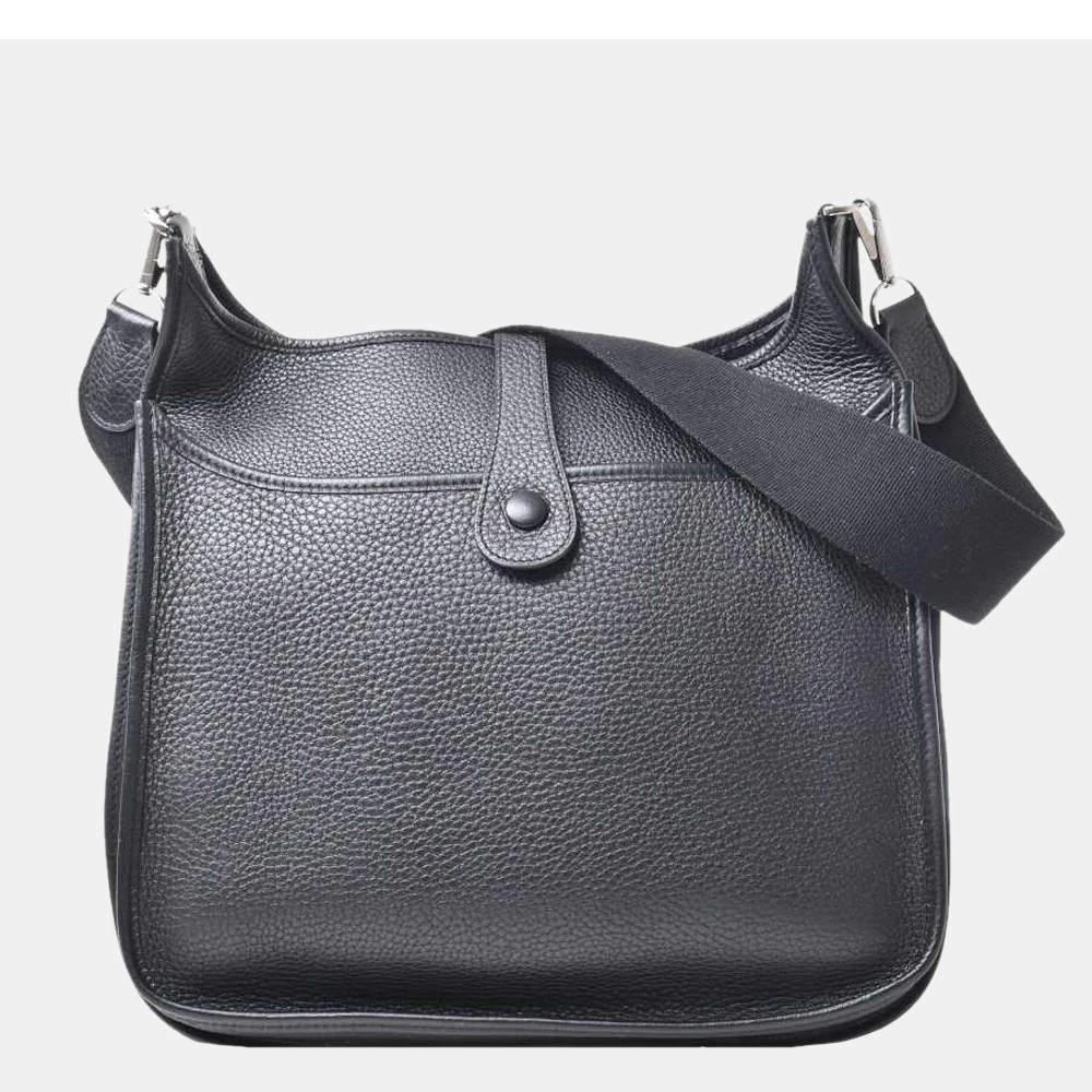商品[二手商品] Hermes|Hermes Togo Evelyne 2 Shoulder Bag Black,价格¥23345,第2张图片详细描述