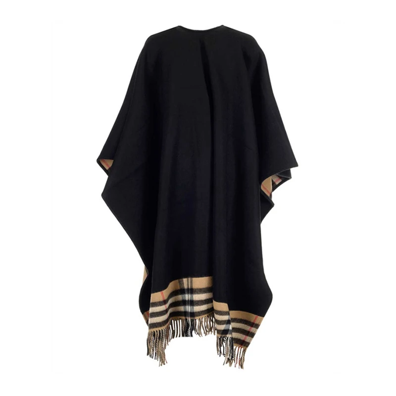 BURBERRY 黑色男士围巾 8037423 商品
