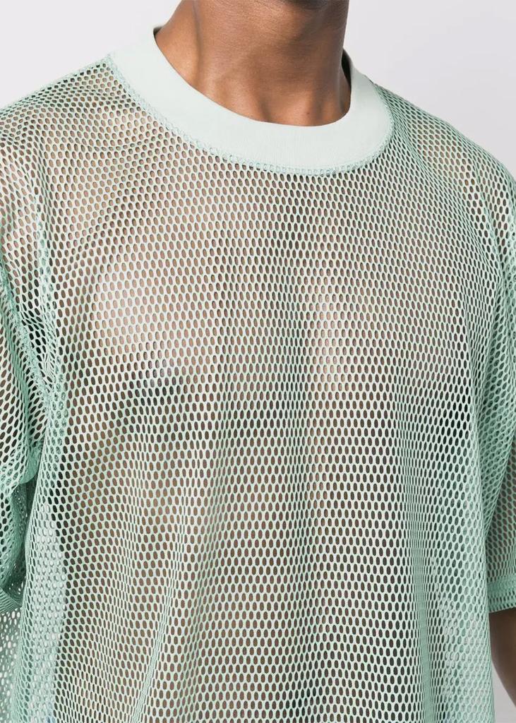 AMI Alexandre Mattiussi Auqa Oversized Mesh T-Shirt商品第4张图片规格展示