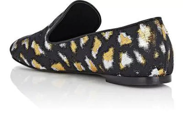 商品Yves Saint Laurent|Leopard-Pattern Smoking Loafers,价格¥2075,第3张图片详细描述