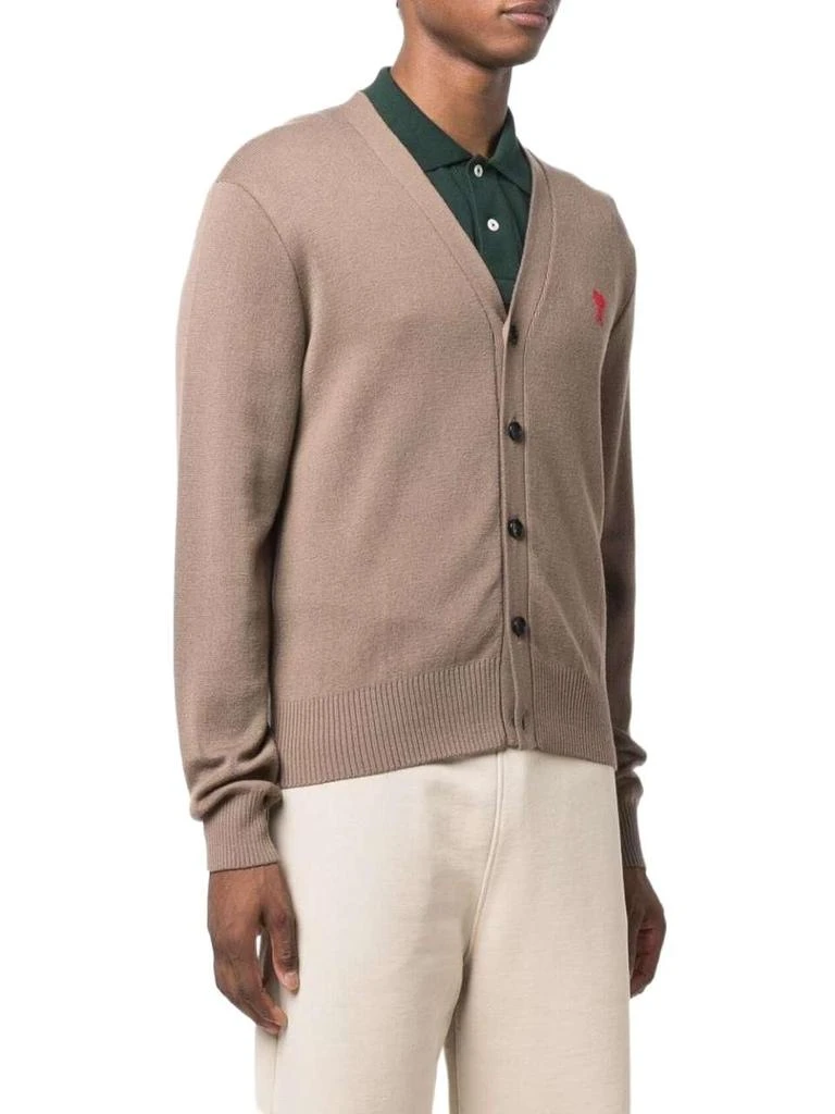 商品AMI|Ami Alexandre Mattiussi Men&#39;s  Green Wool Cardigan,价格¥2547,第2张图片详细描述