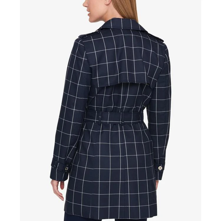 商品Tommy Hilfiger|Plaid Wrap 风衣,价格¥505,第2张图片详细描述