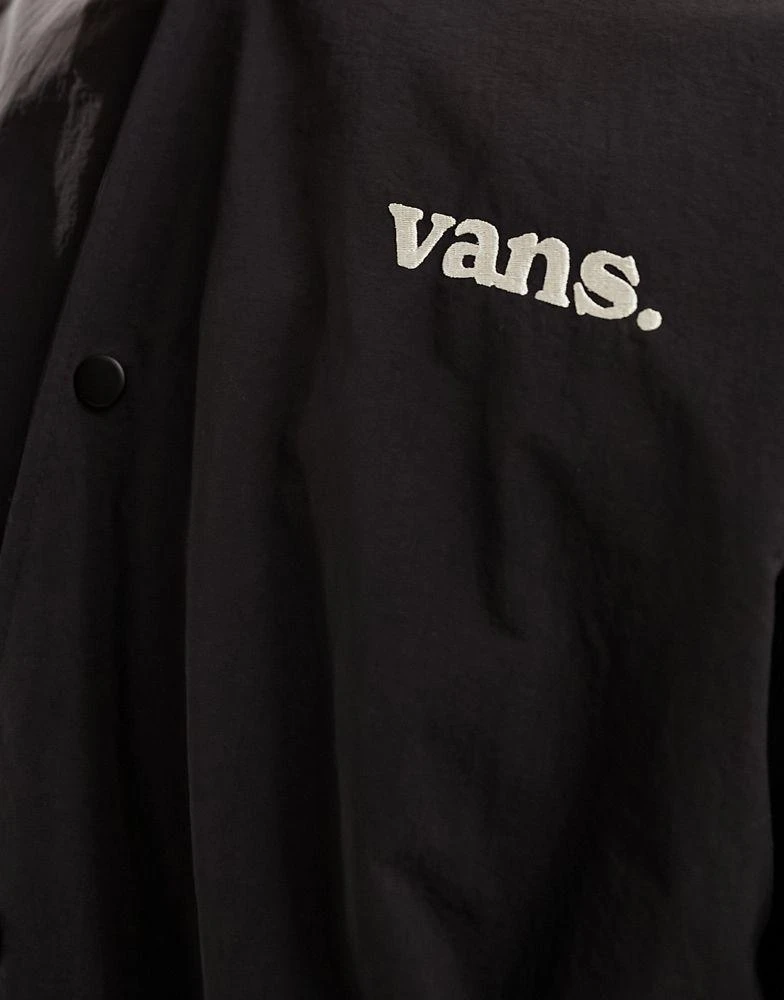 商品Vans|Vans Moore Varsity bomber jacket in black,价格¥667,第4张图片详细描述