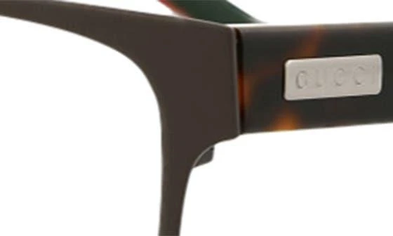 商品Gucci|55mm Rectangular Optical Frames,价格¥2448,第4张图片详细描述