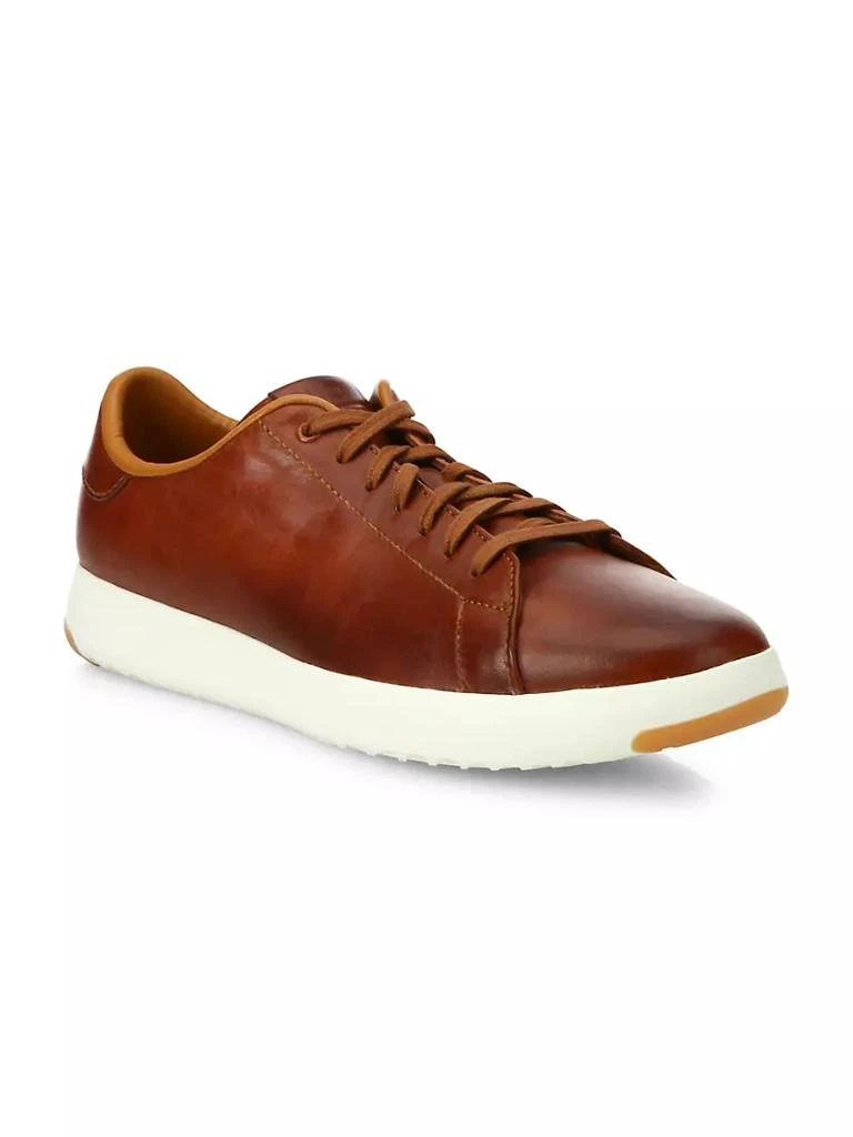 商品Cole Haan|GrandPrØ Leather Tennis Sneakers,价格¥1138,第1张图片