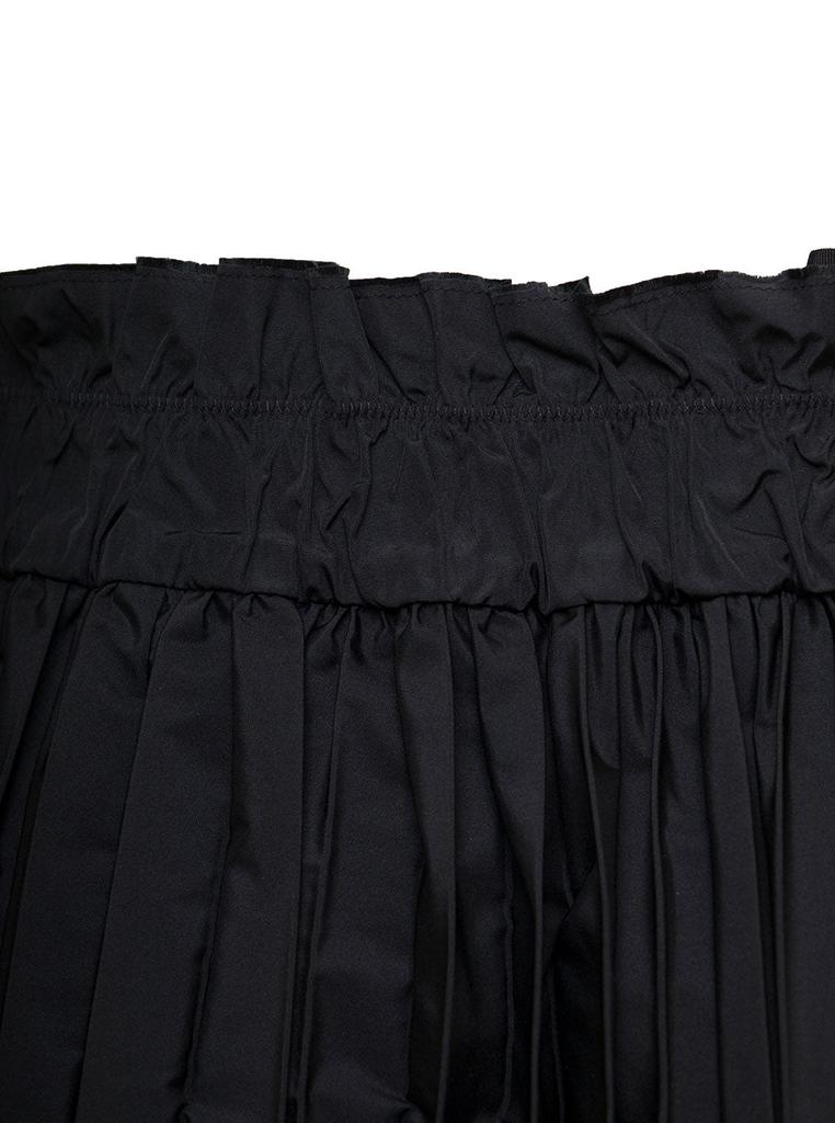 Black Pleated Taffeta Skirt Red Valentino Woman商品第3张图片规格展示