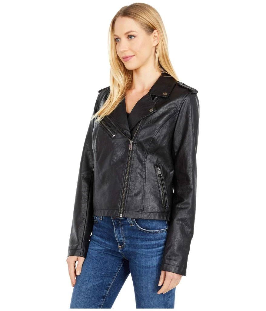 商品Levi's|Classic Asymmetrical Faux Leather Motorcycle Jacket,价格¥684,第2张图片详细描述